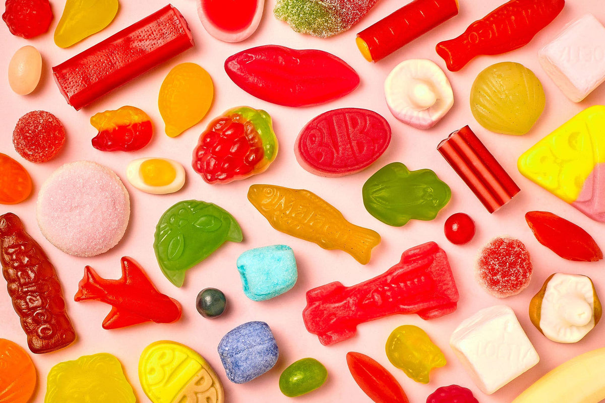 Sockerbit dye-free Sweet candy out of bag