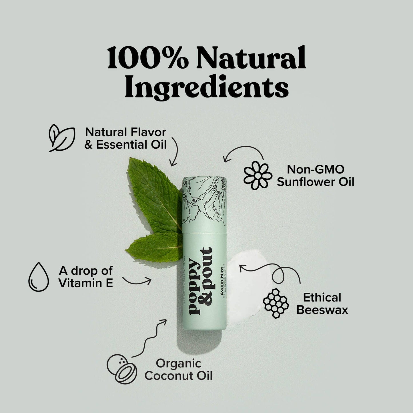 Lip Balm, Sweet Mint - Margot's Mercantile