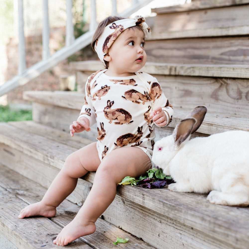 Chicken Organic Cotton Long Sleeve One Piece