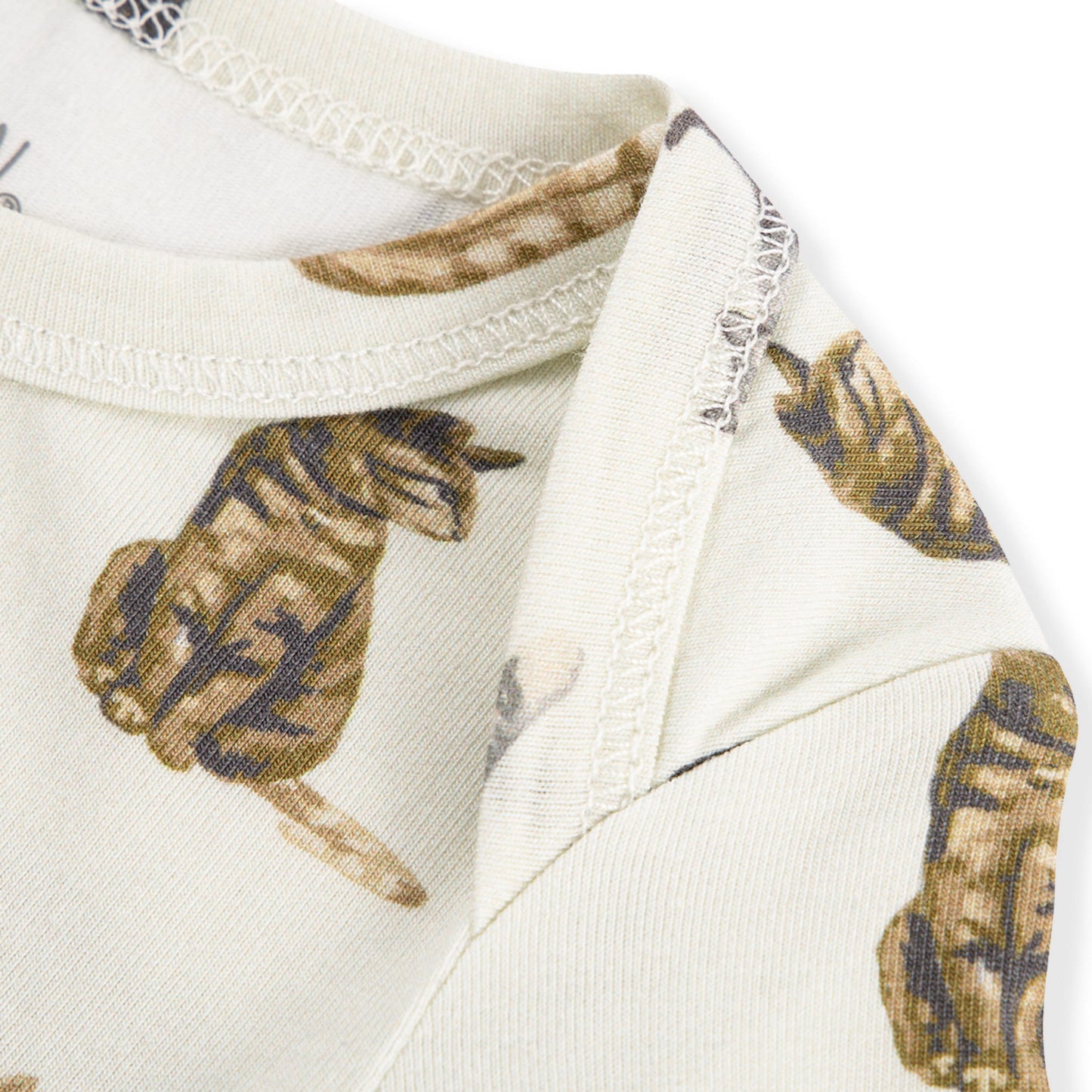 Cat Cotton Stretch Long Sleeve One Piece
