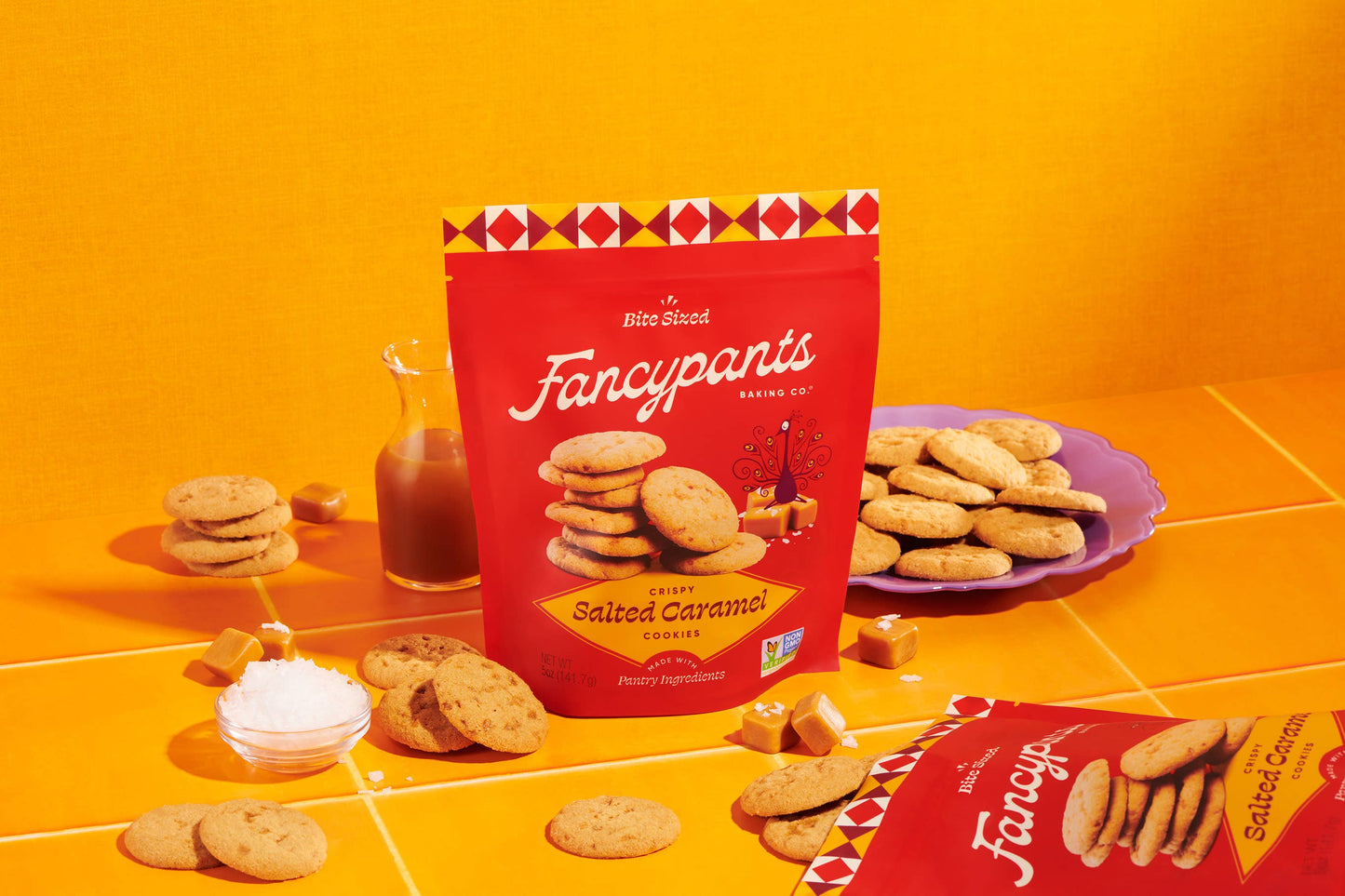 Salted Caramel Cookies, 5oz Bags
