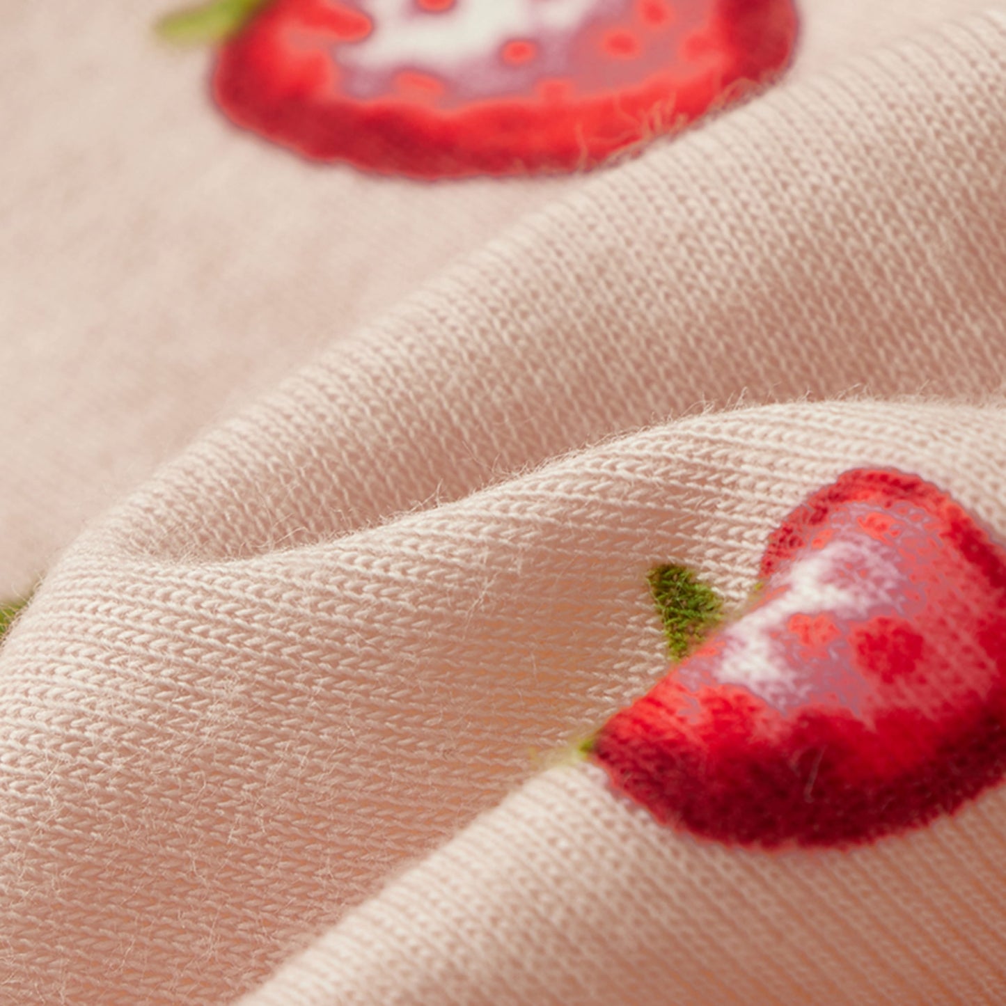 Strawberry Organic Cotton Kerchief Bib