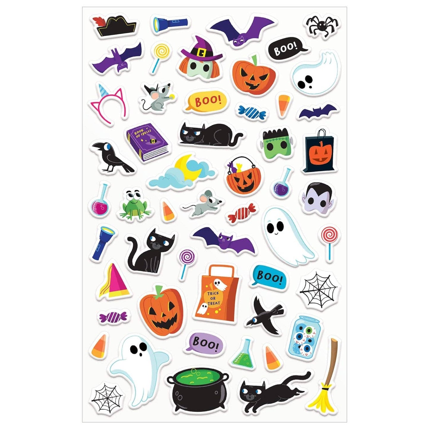Halloween Hidden Pictures Puffy Sticker Playscenes