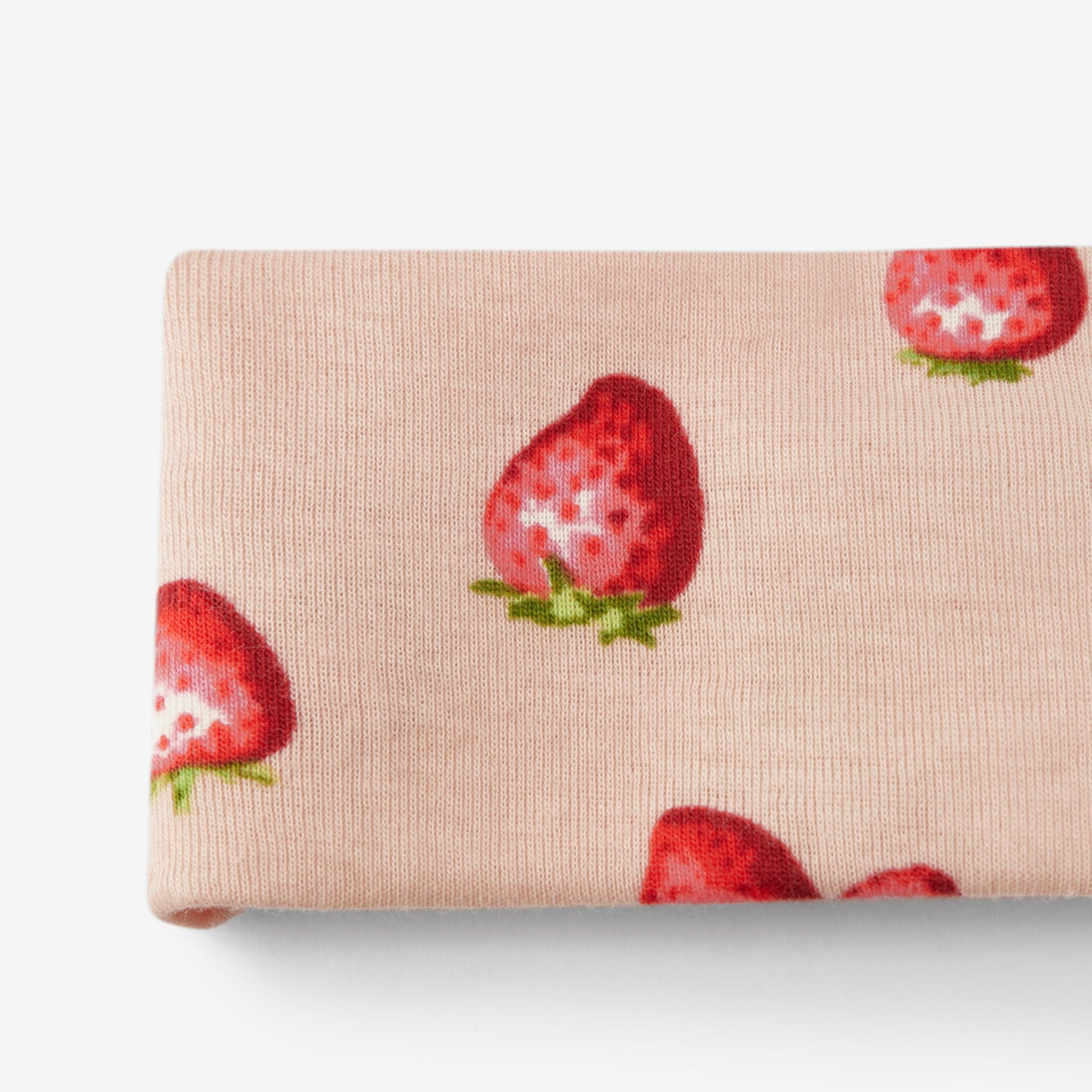 Strawberry Organic Cotton Knotted Headband