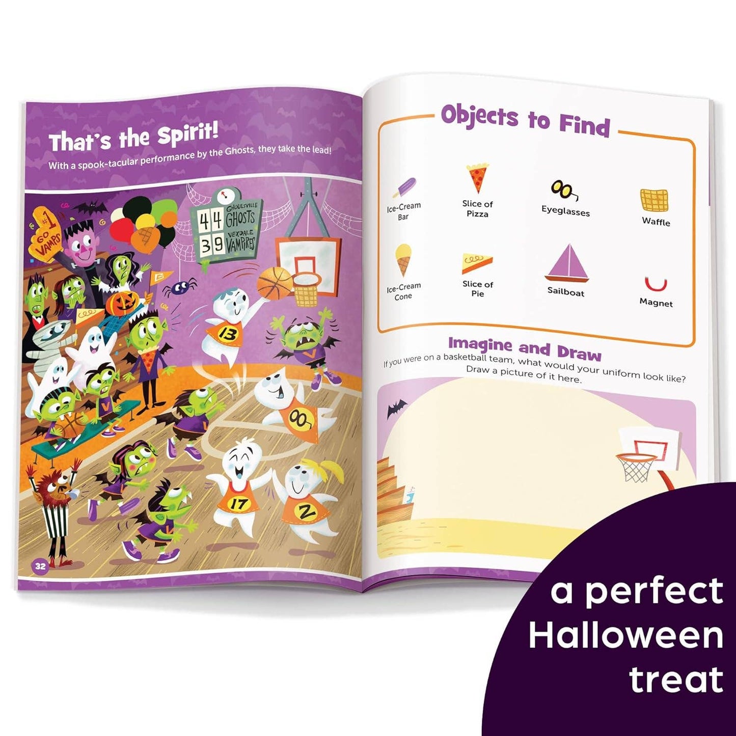 Halloween Hidden Pictures Puffy Sticker Playscenes