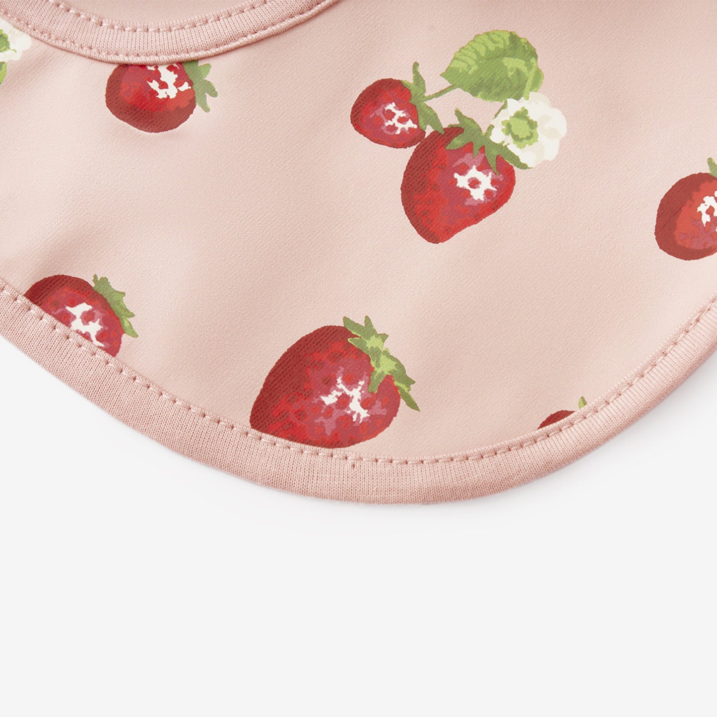 Strawberry Long Sleeve Pocket Bib