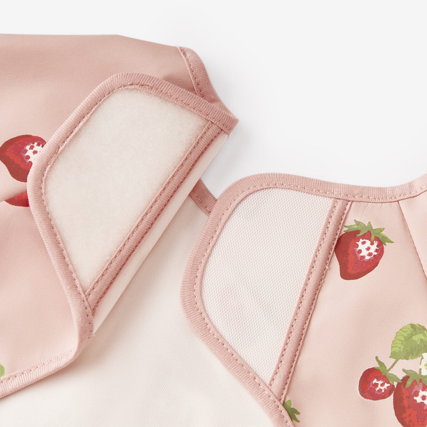 Strawberry Long Sleeve Pocket Bib