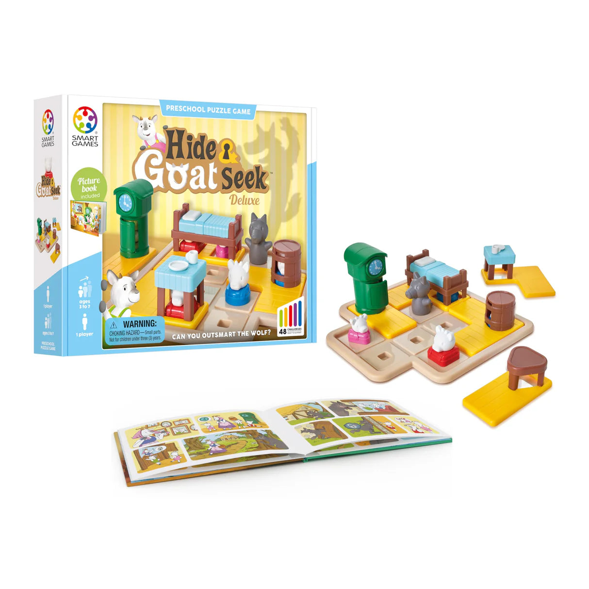 Hide and Goat Seek - A Preschool Puzzle Game