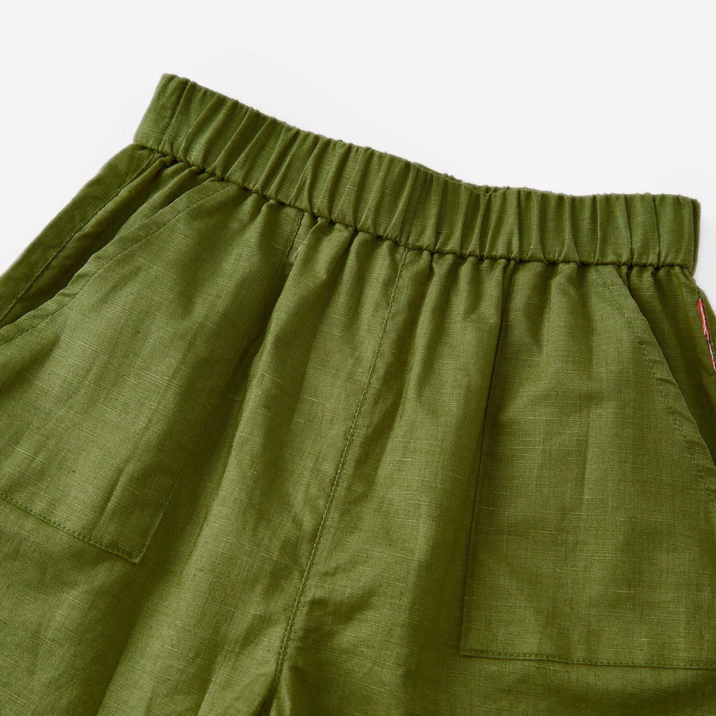 Island Leaf Linen Button-Up Shirt and Shorts Set