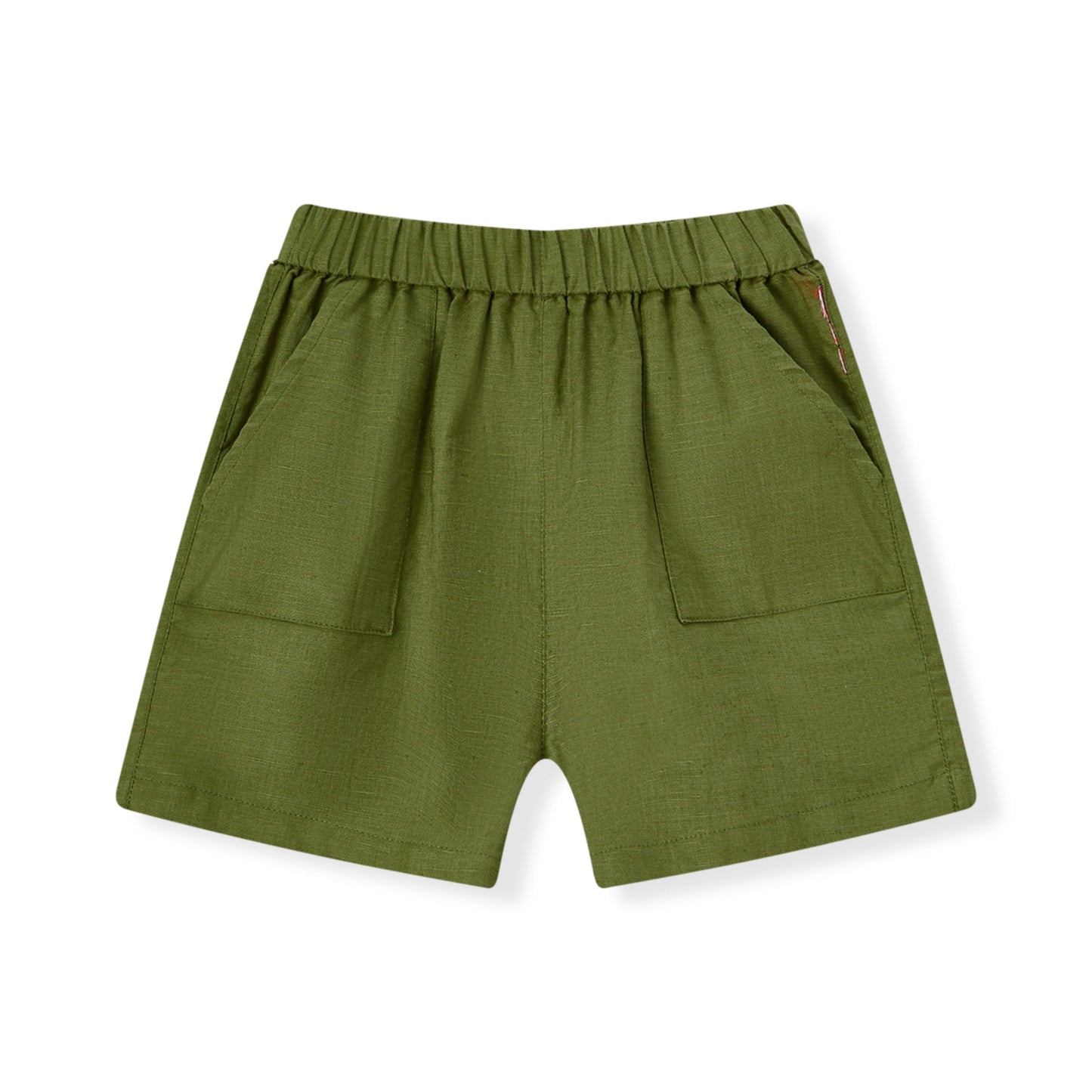 Island Leaf Linen Button-Up Shirt and Shorts Set