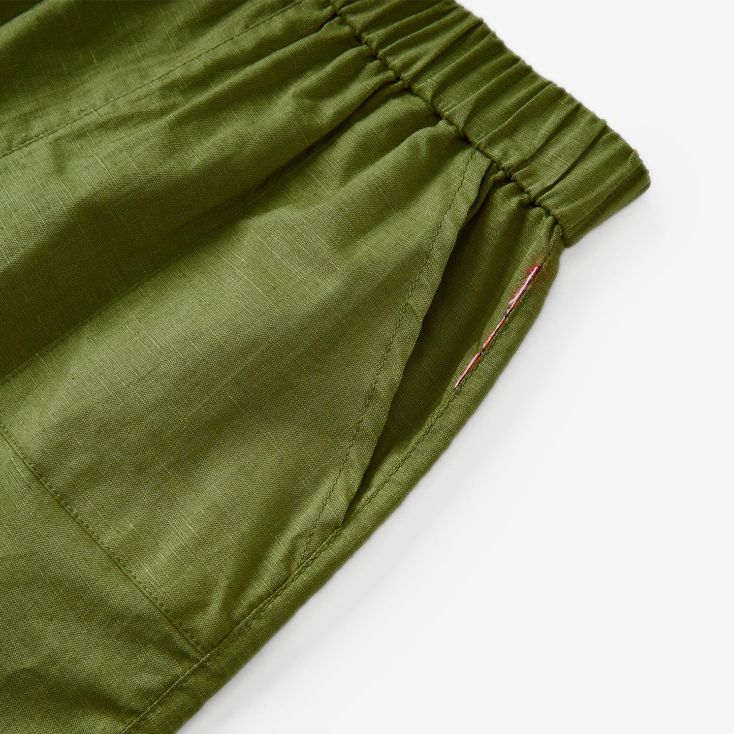 Island Leaf Linen Button-Up Shirt and Shorts Set