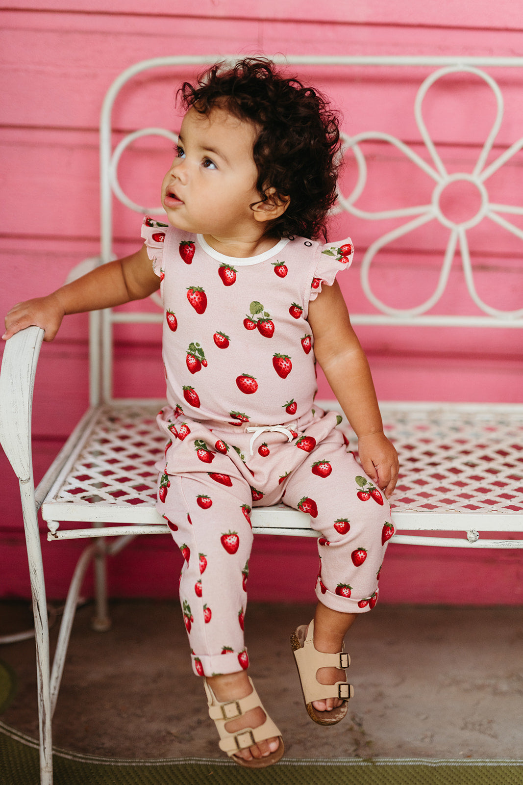 Strawberry Organic Cotton Jogger Pants