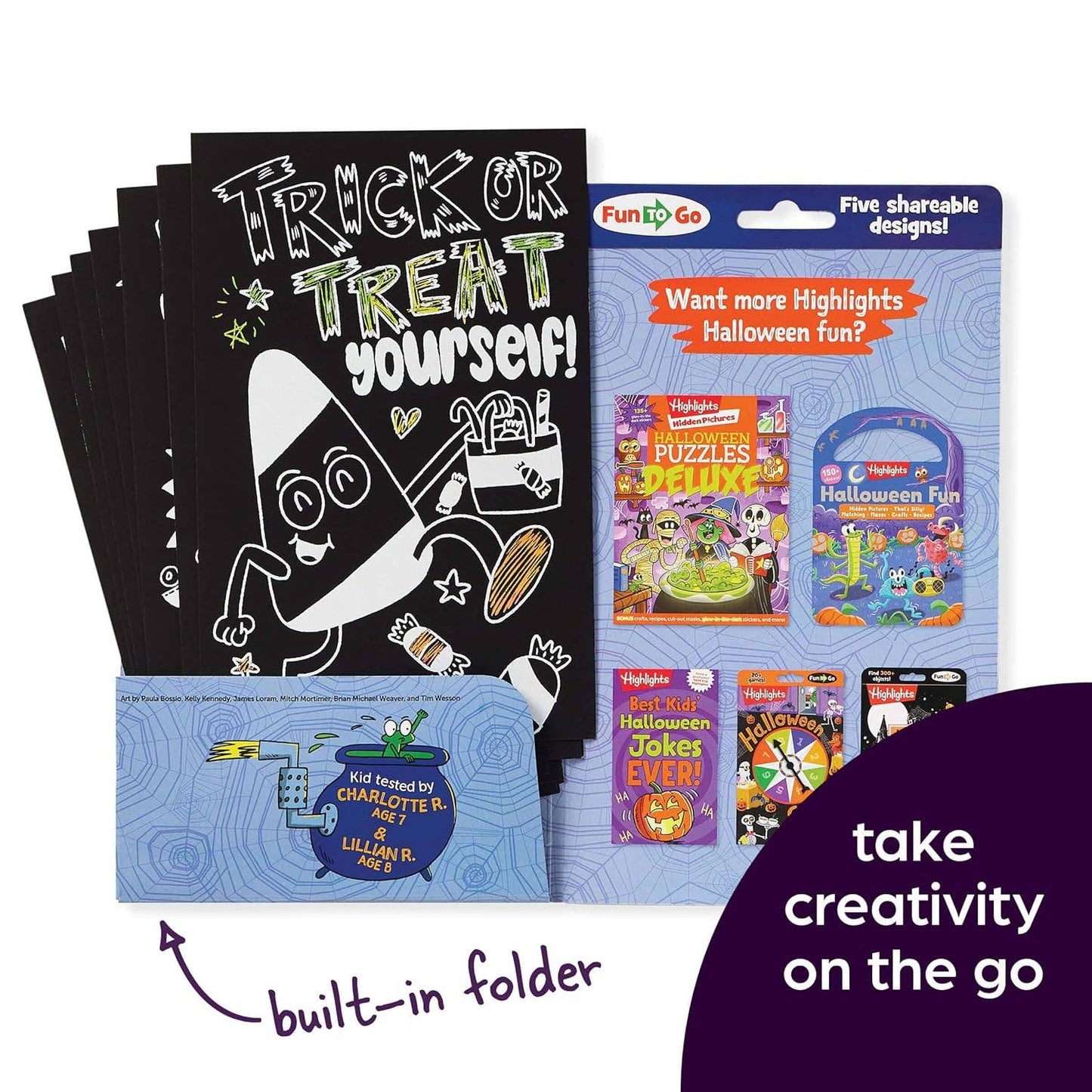 Scratch-and-Play Halloween Hidden Pictures