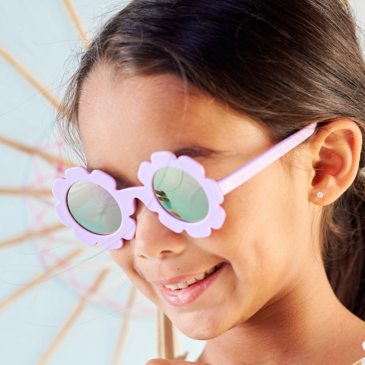 Irresistible Iris Flower | Lavender Polarized Mirrored Lenses