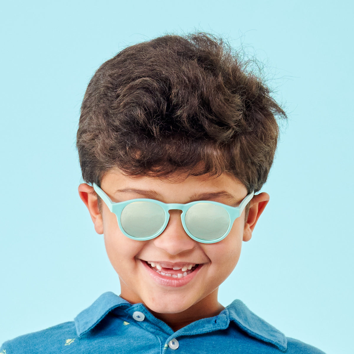 Seafoam Blue Keyhole | Seafoam Polarized Mirrored Lens