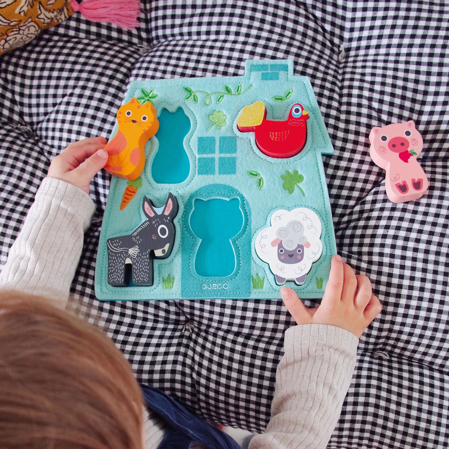 Mouki Wooden and Felt Puzzle