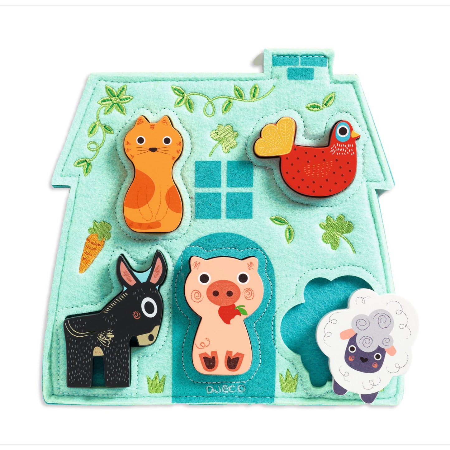 Mouki Wooden and Felt Puzzle