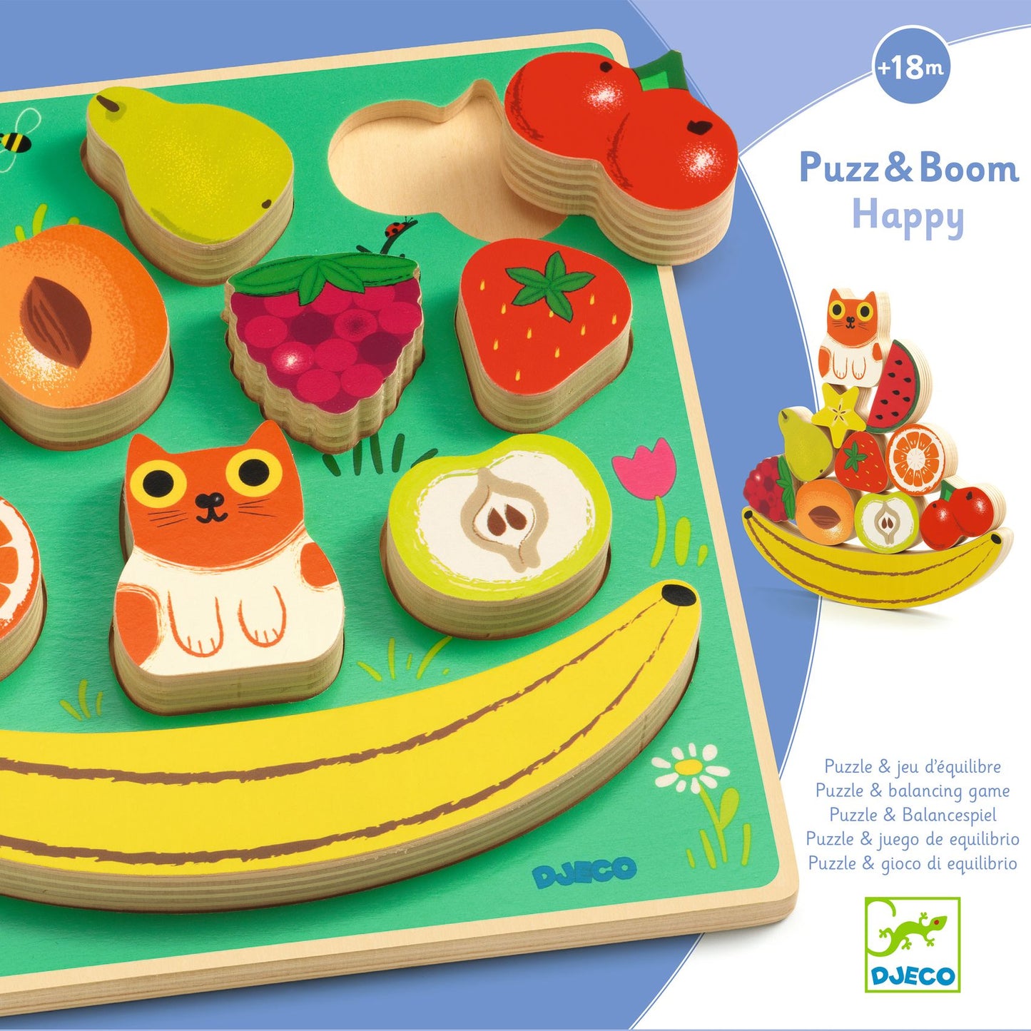 Puzz & Boom Happy Wooden Puzzle