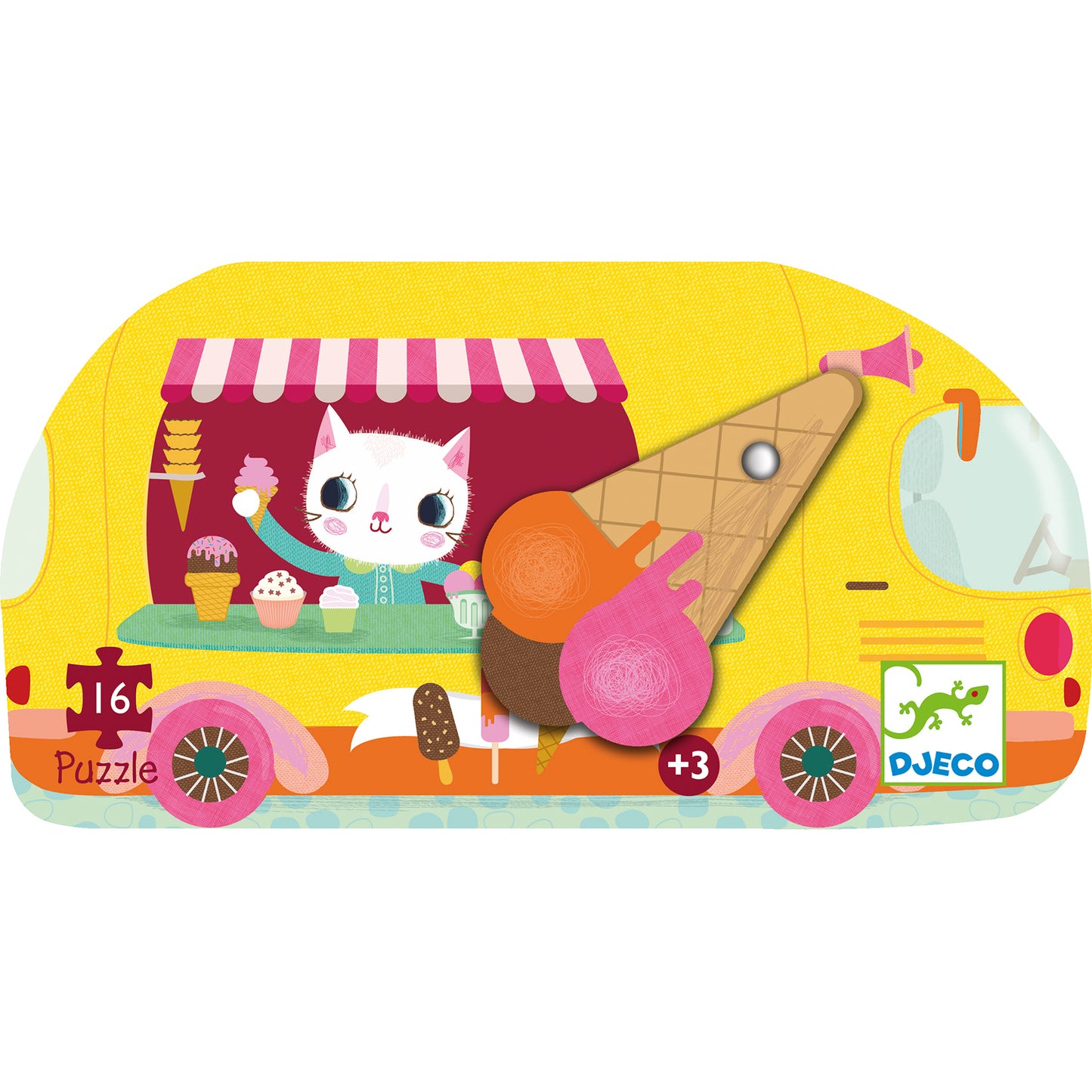 Ice Cream Truck 16pc Jigsaw Puzzle