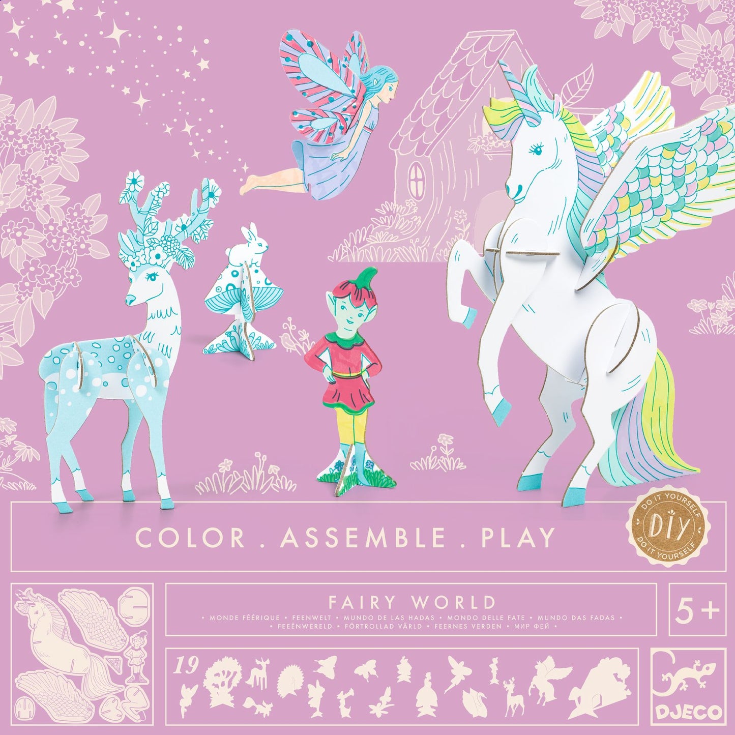 Fairy World DIY Craft Kit - Color. Assemble. Play.