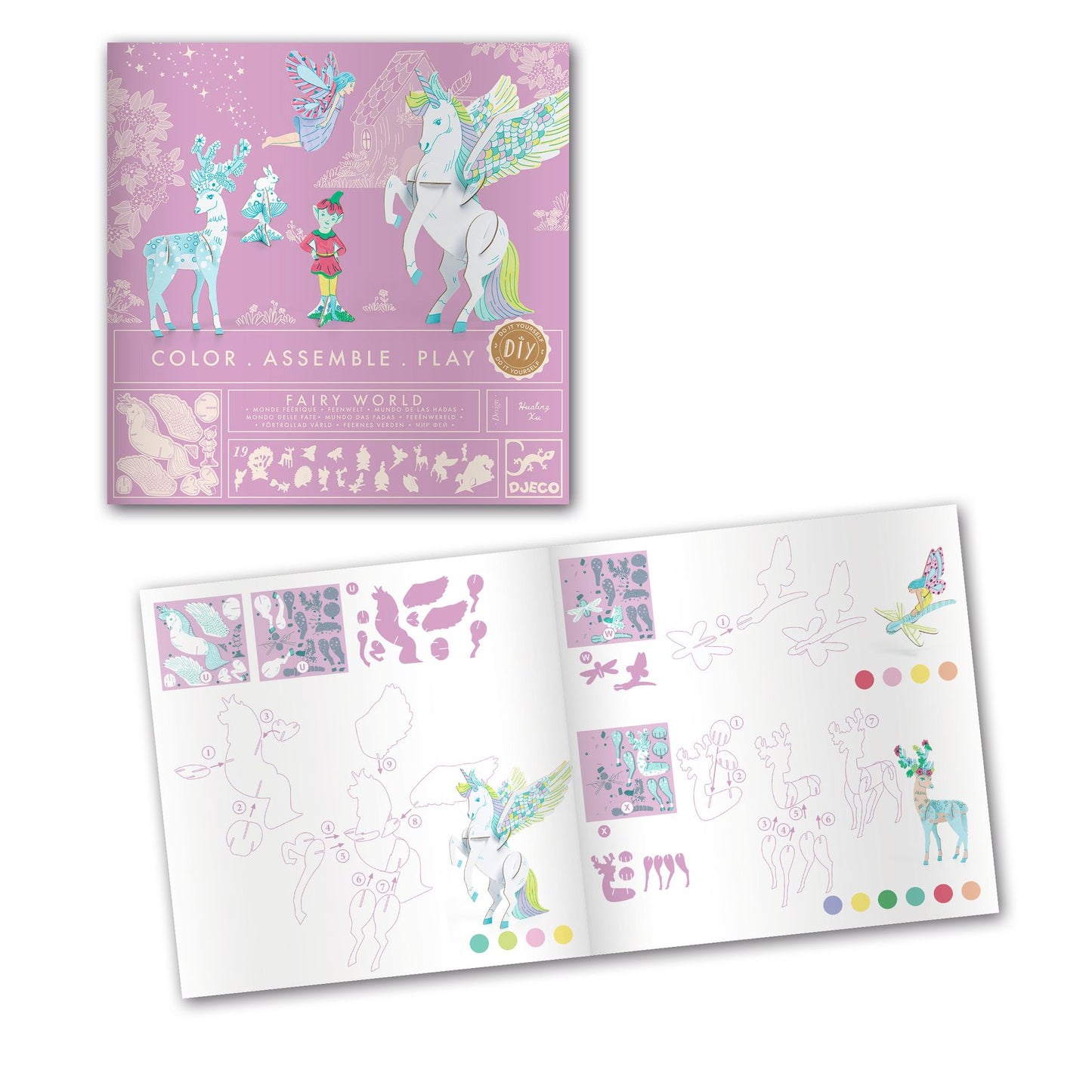 Fairy World DIY Craft Kit - Color. Assemble. Play.