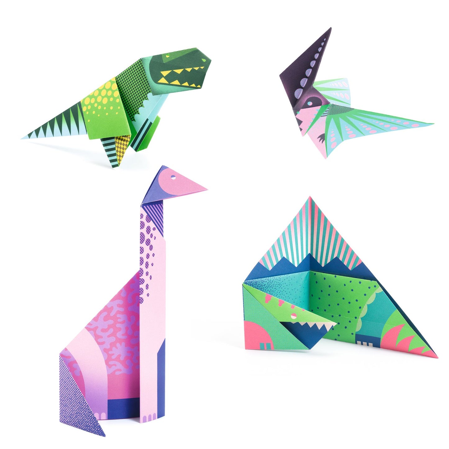 Dinosaur Origami Paper Craft Kit