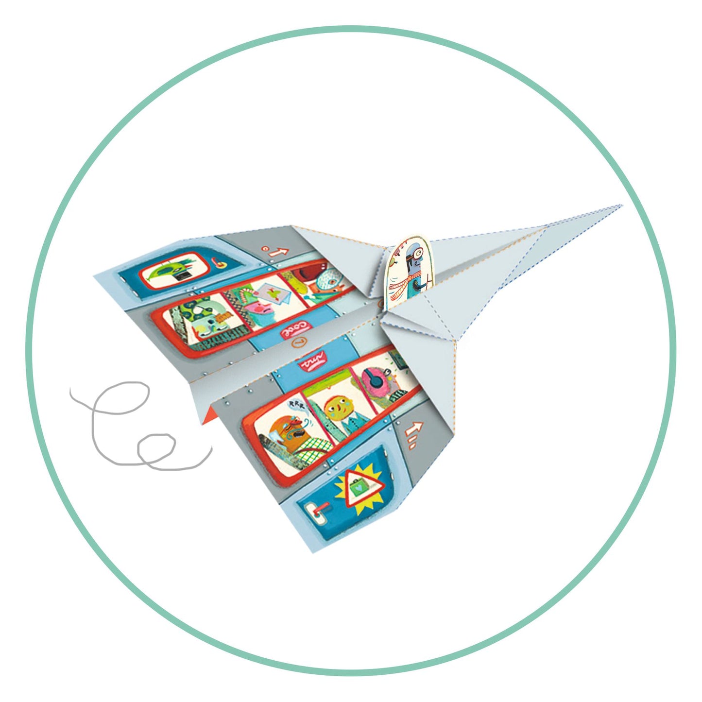 Planes Origami Paper Craft Kit