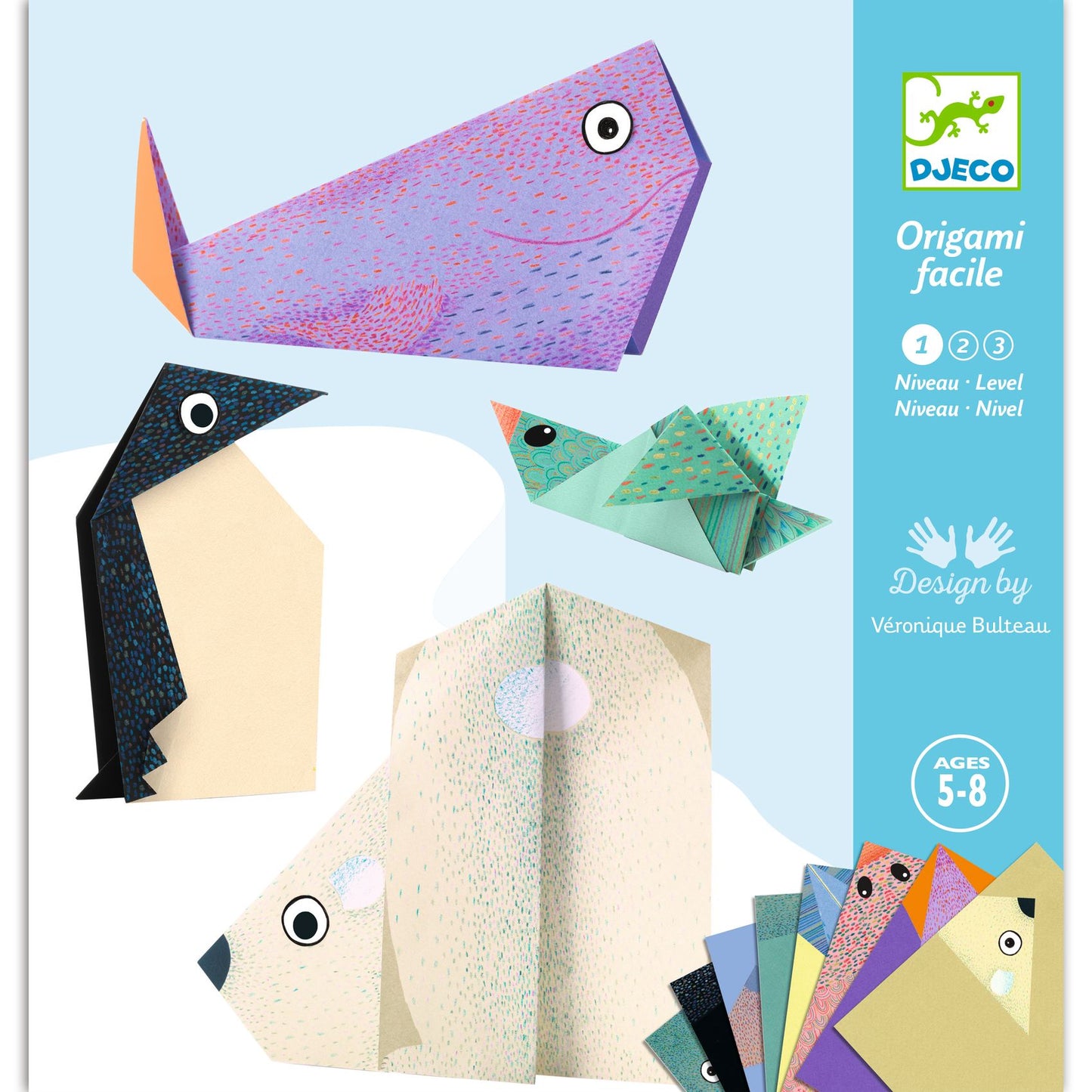 Polar Animals Origami Paper Craft Kit