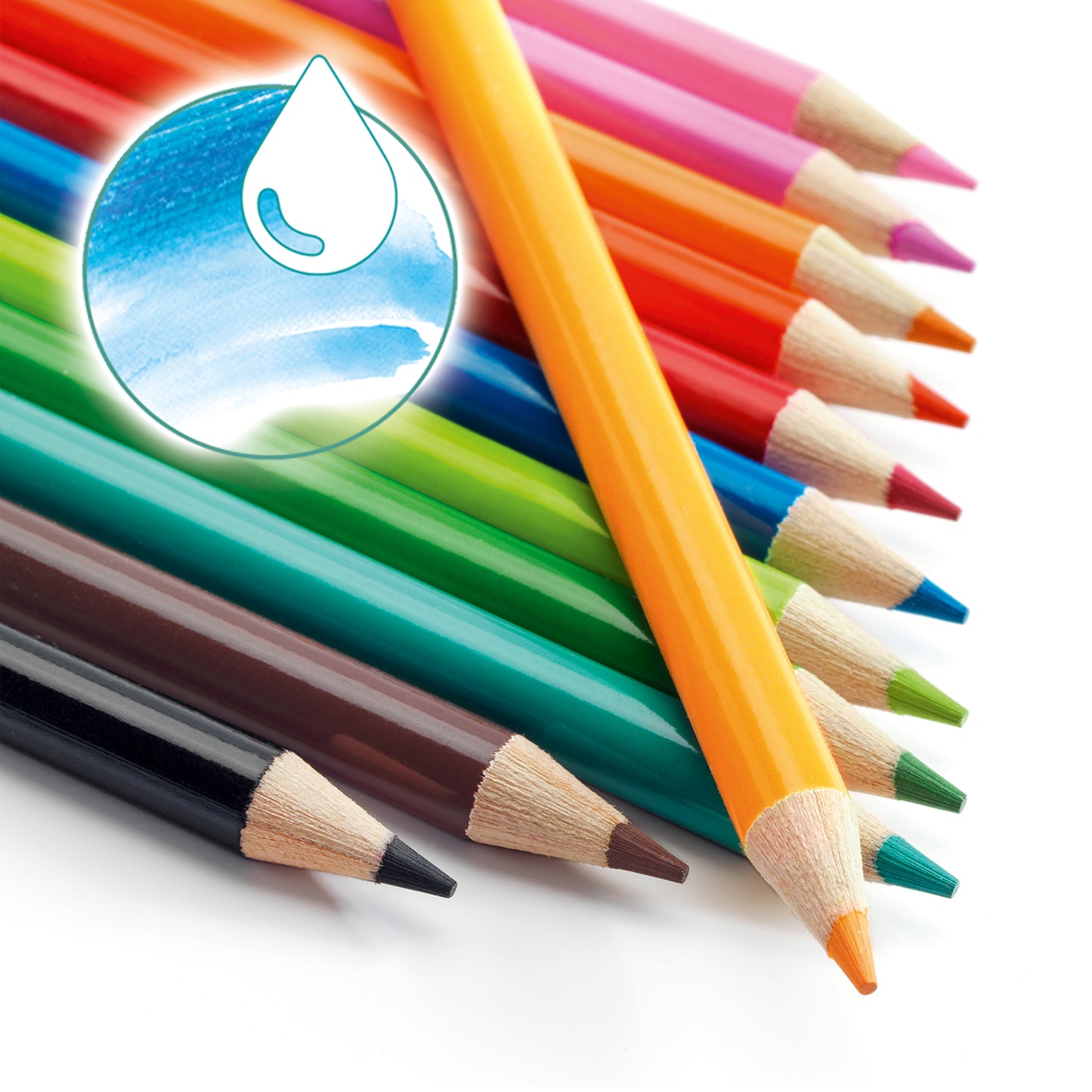 12 Watercolor Pencils