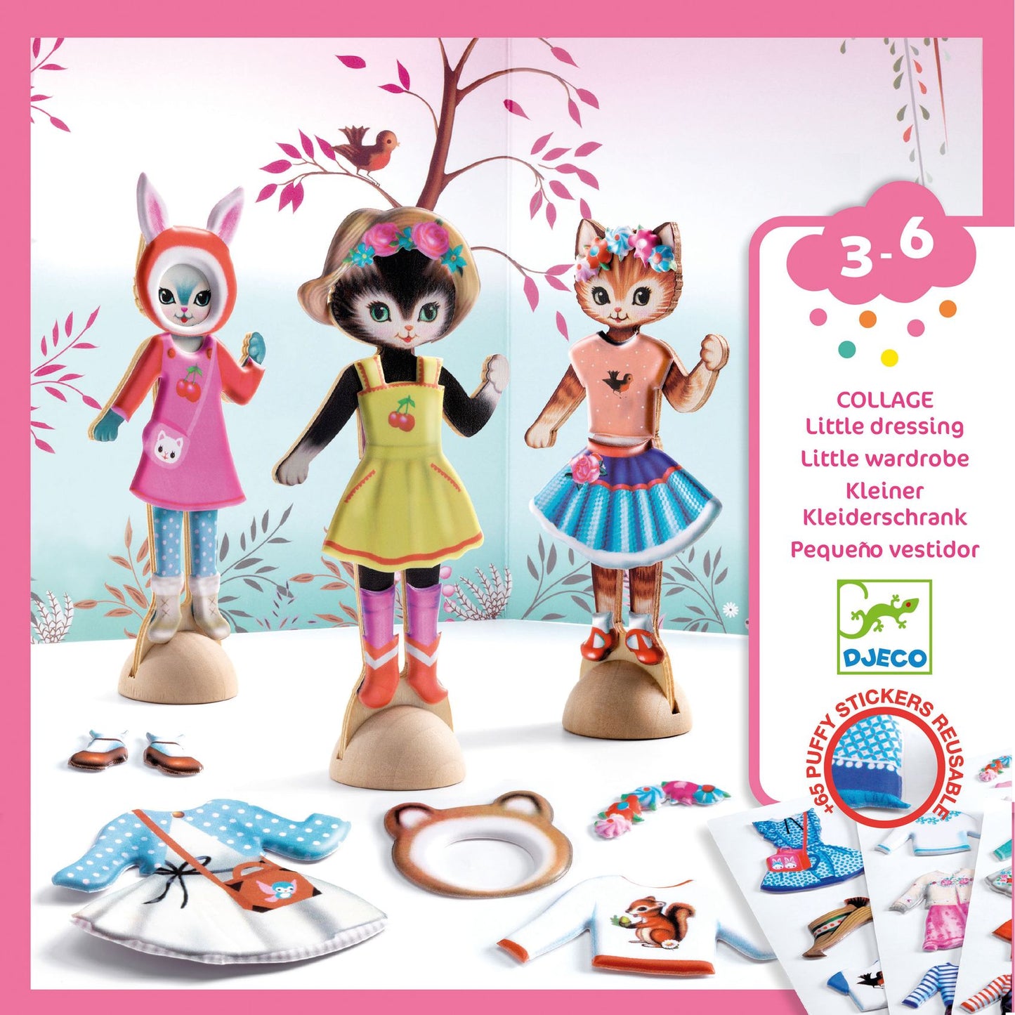 Little Wardrobe Collage Craft Kit