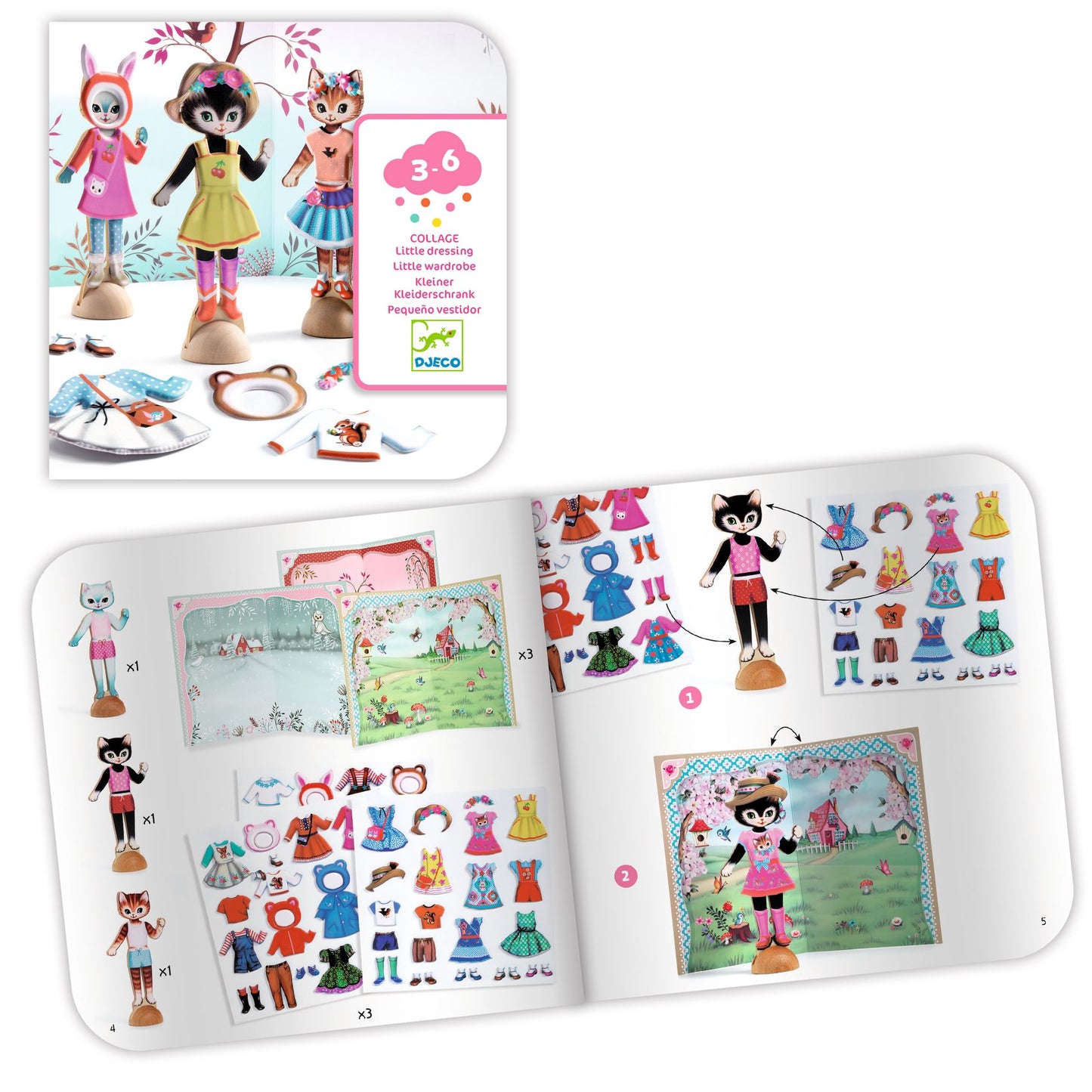 Little Wardrobe Collage Craft Kit