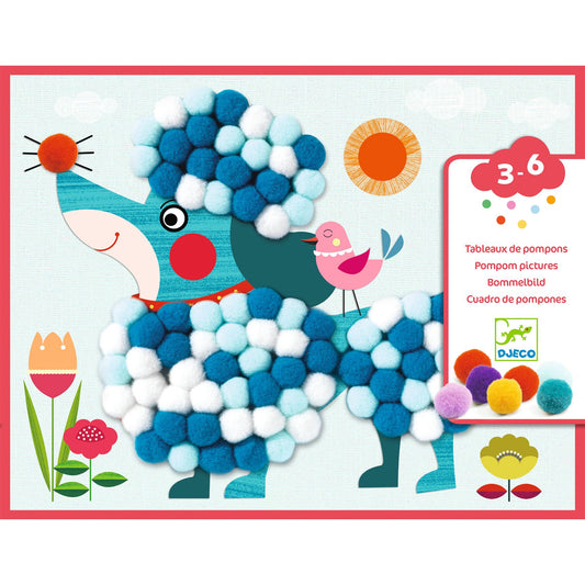 PomPom Puppies Collage Craft Kit