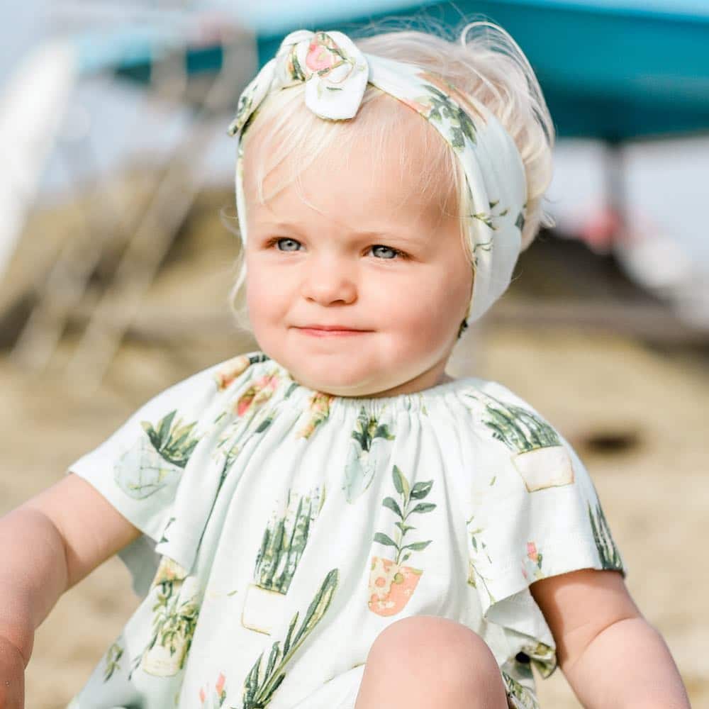 Chicken Organic Cotton Knotted Headband