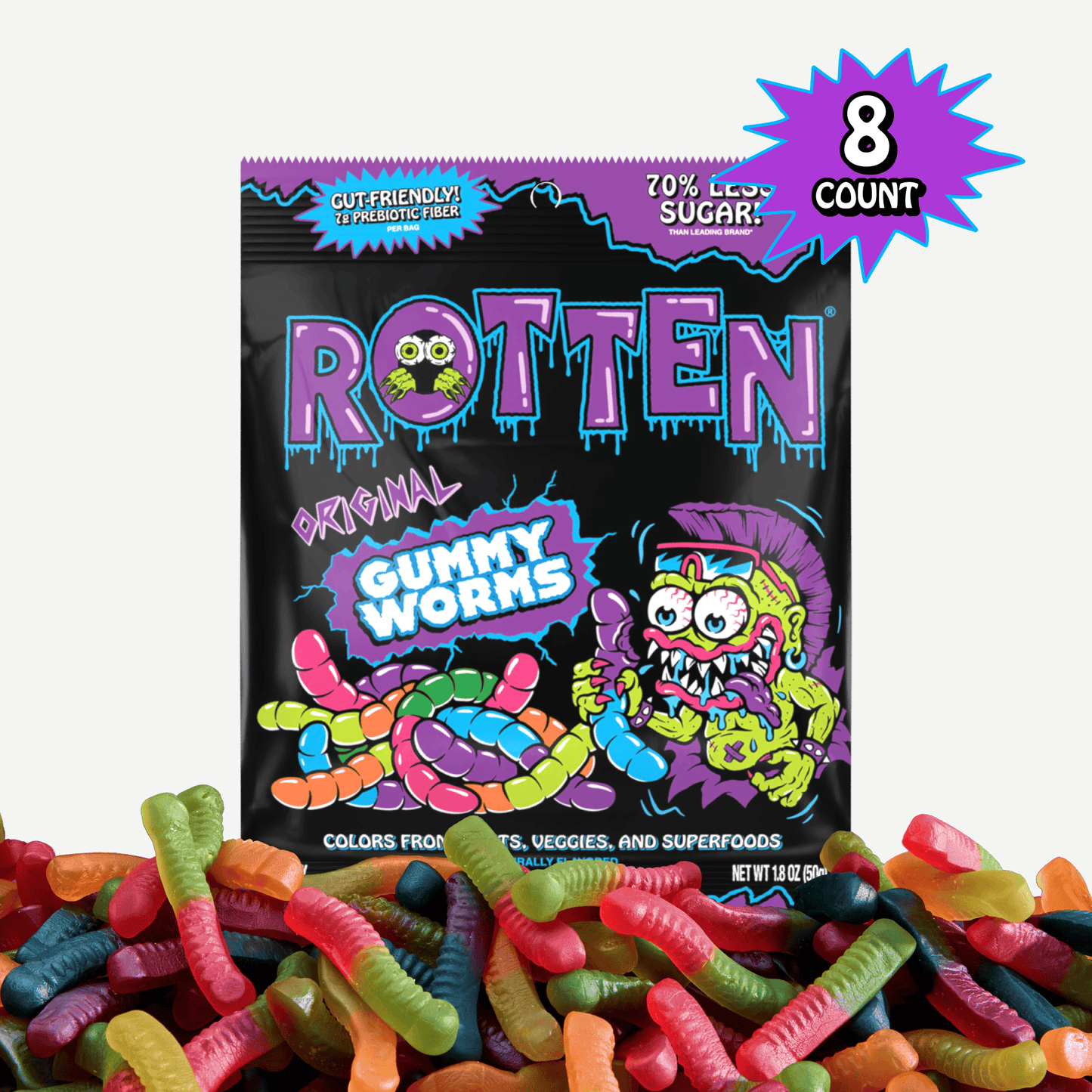 Gummy Worms, Single Serve