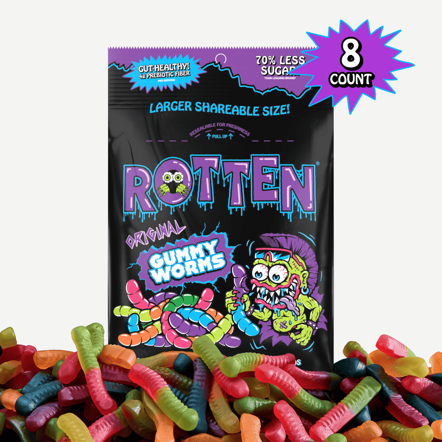 Gummy Worms, Share Size