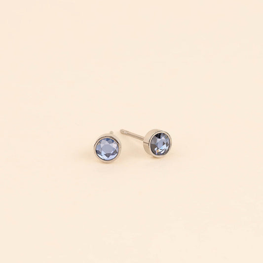 September Birthstone Stud Earrings