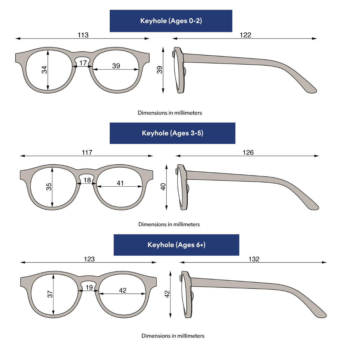 Jet Black Keyhole | Cobalt Polarized Lenses