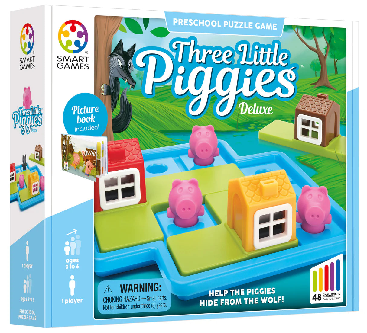 Three Little Piggies Preschool Puzzle Game