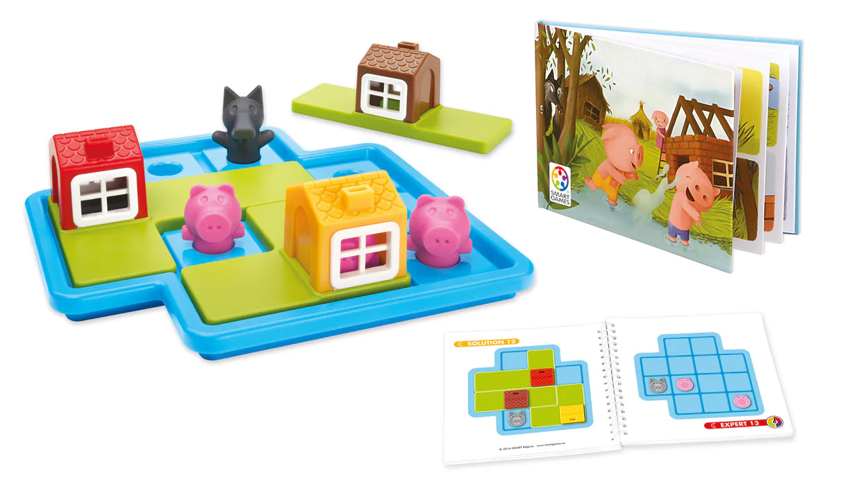 Three Little Piggies Preschool Puzzle Game