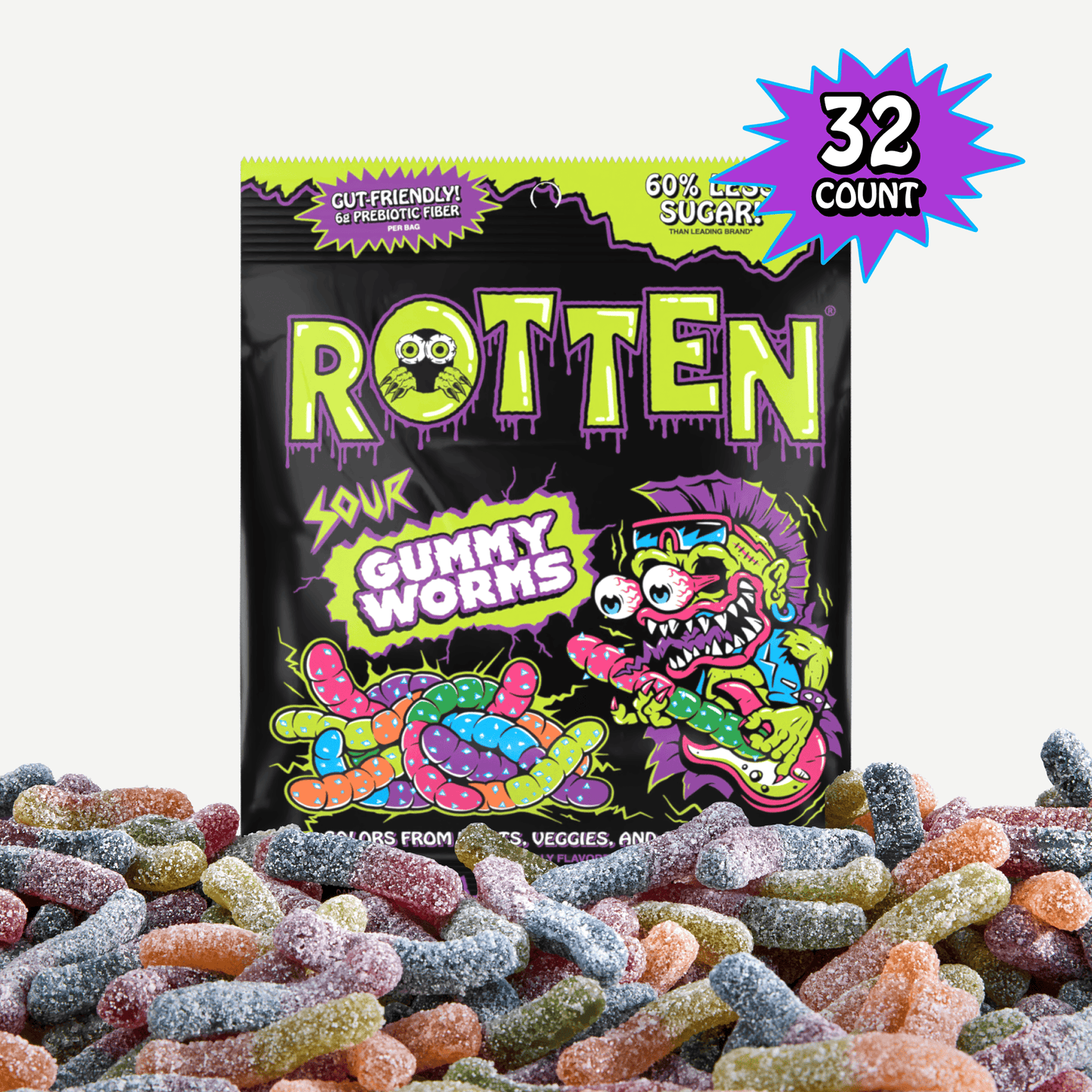 Gummy Worms, Single Serve