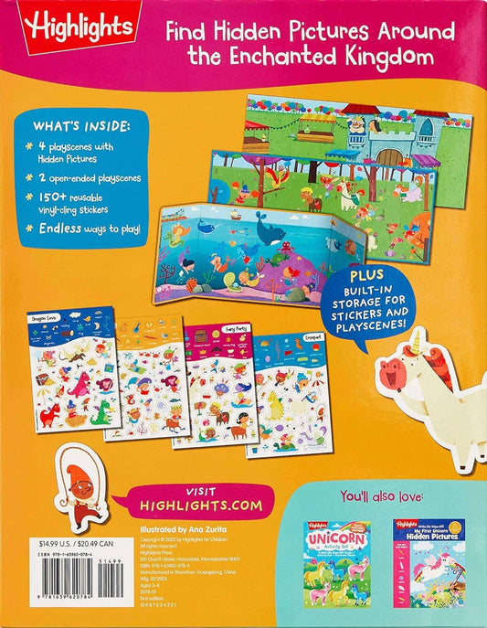 Stick with Magical Creatures Reusable Sticker Playscenes
