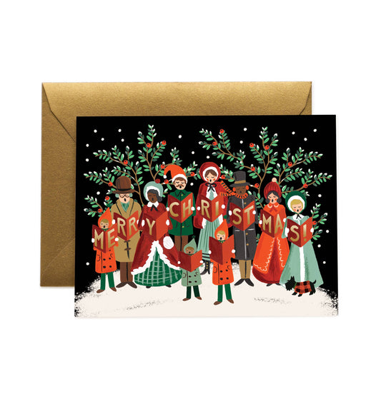 Christmas Carolers Card