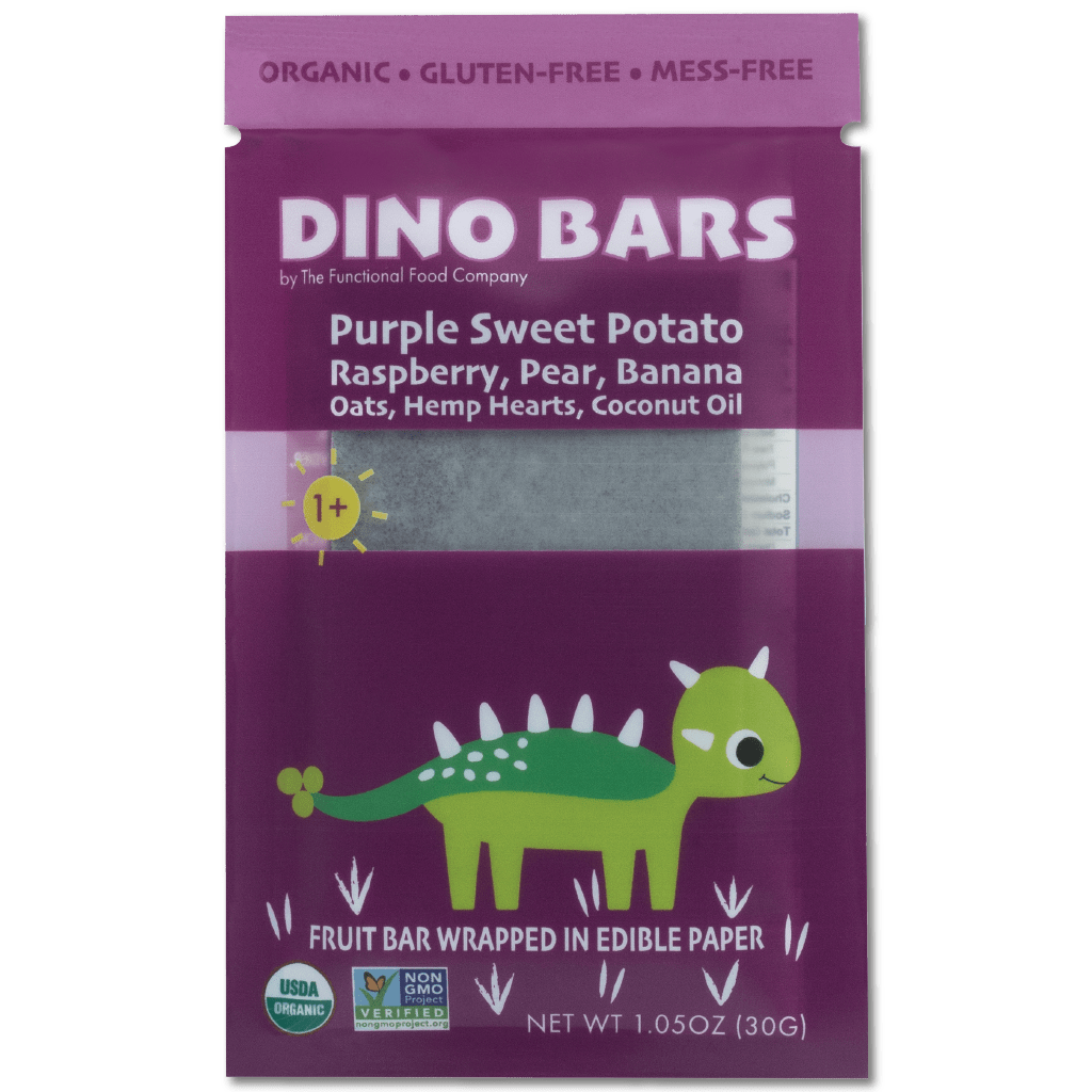 DINO BARS Sweet Potato Raspberry Bar | Single Un