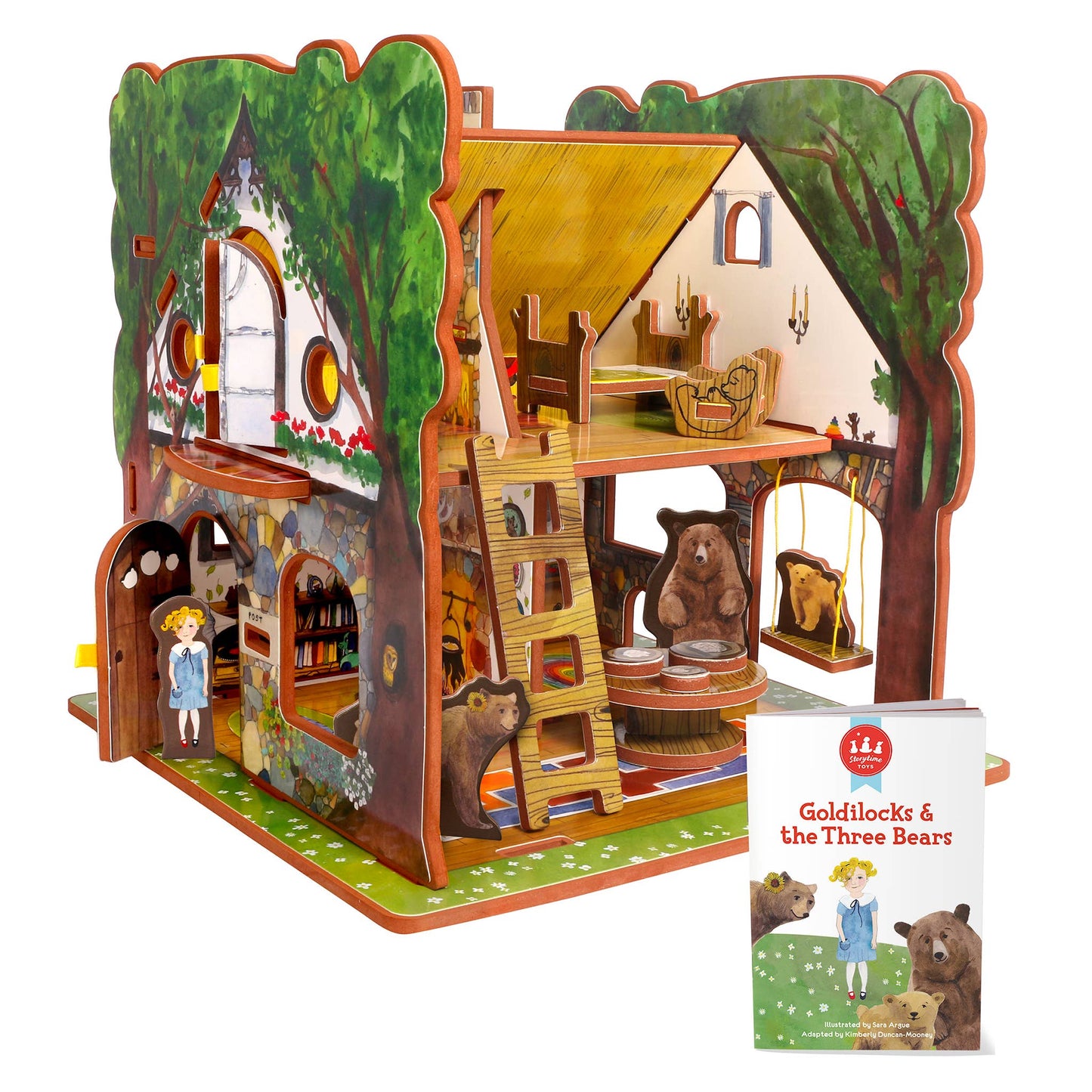 Goldilocks and the Three Bears Book and Play Set