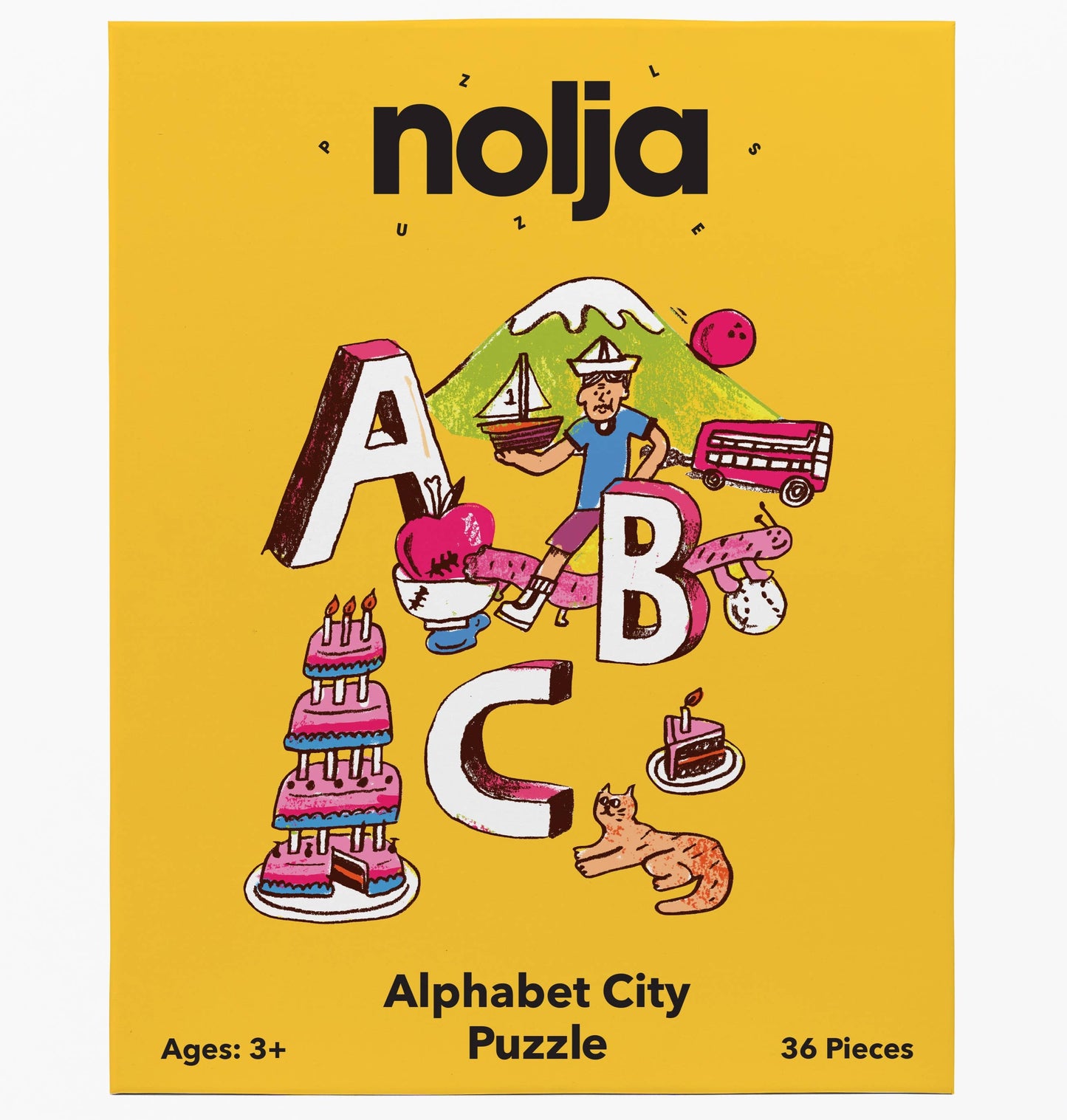 Nolja Alphabet City 36 Pc Jigsaw Puzzle