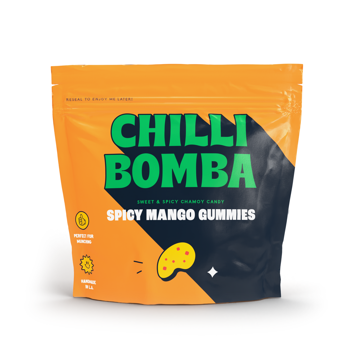 Chilli Bomba Spicy Mango Gummies - 8oz