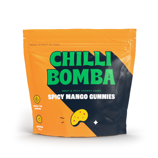 Chilli Bomba Spicy Mango Gummies - 8oz