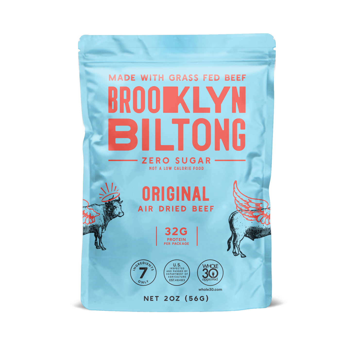 Original Grass Fed Biltong Tender Jerky: 2 oz