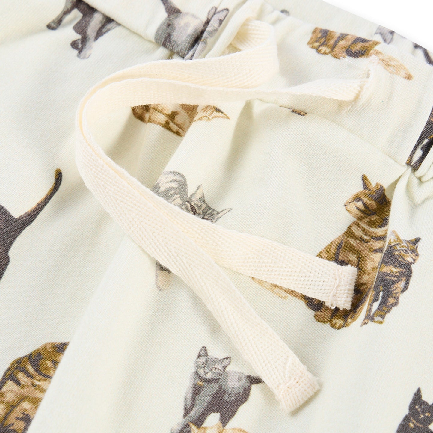 Cat Cotton Stretch Jogger Pants