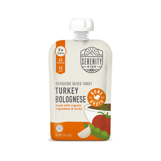 Bolognese Turkey Baby Food Pouch with Bone Broth